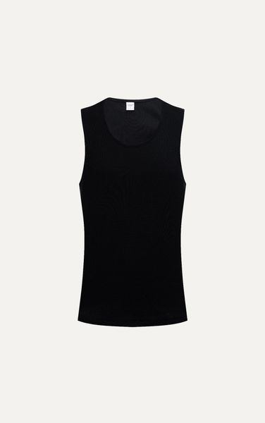  AGTA01 FACTORY REGULAR FIT BASIC TANKTOP - BLACK