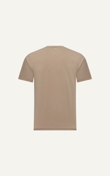  AG080 PREMIUM REGULAR FIT BASIC T-SHIRT - BROWN 