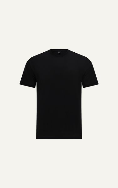  AG080 PREMIUM REGULAR FIT BASIC  T-SHIRT - BLACK