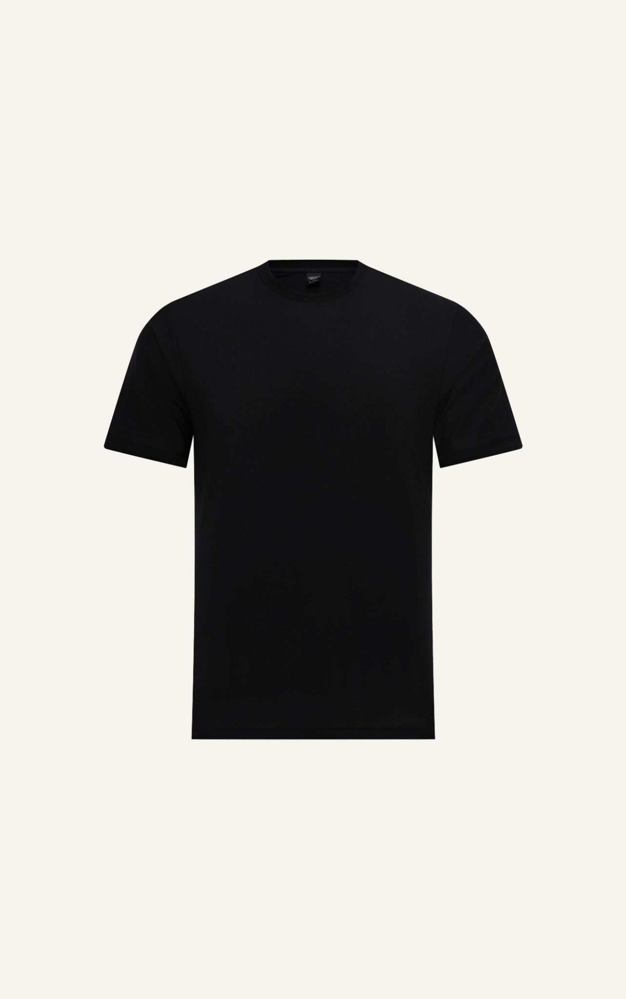 AG080 PREMIUM REGULAR FIT BASIC T-SHIRT - BLACK