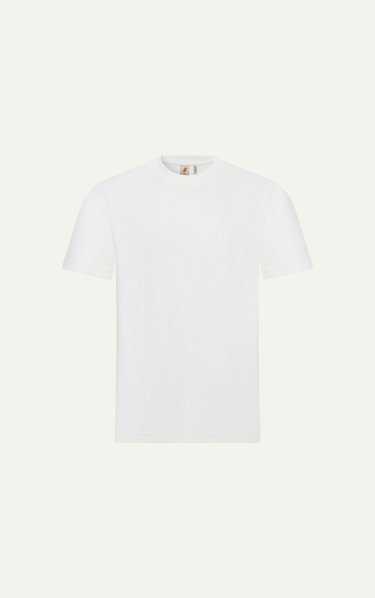 AG732 STUDIO LOOSE FIT BASIC T-SHIRT - WHITE