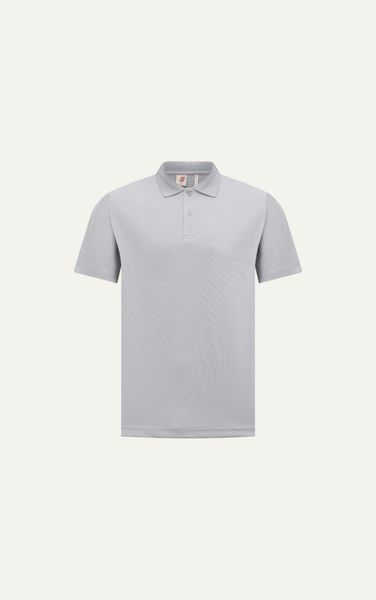  AG003 STUDIO LOOSE FIT BASIC POLO - LIGHT GREY