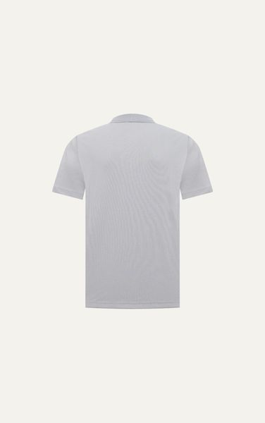  AG003 STUDIO LOOSE FIT BASIC POLO - LIGHT GREY 