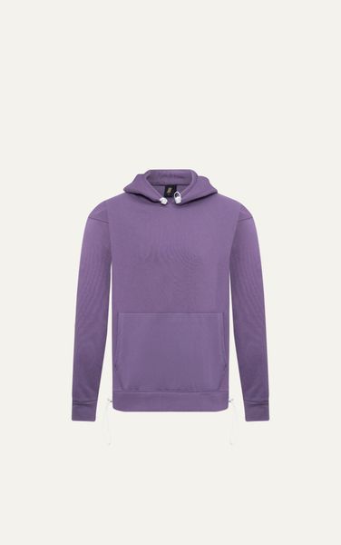  AG03 STUDIO LOOSE FIT BASIC HOODIE - PURPLE