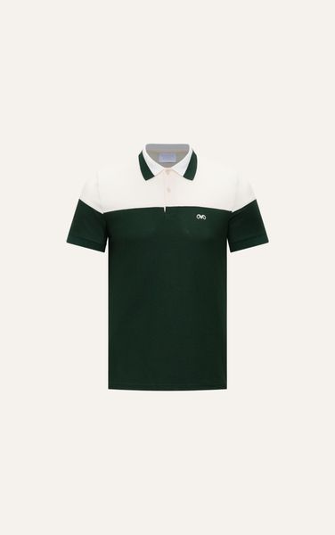  AG36 PREMIUM SLIMFIT POLO  - OCHRE WHITE