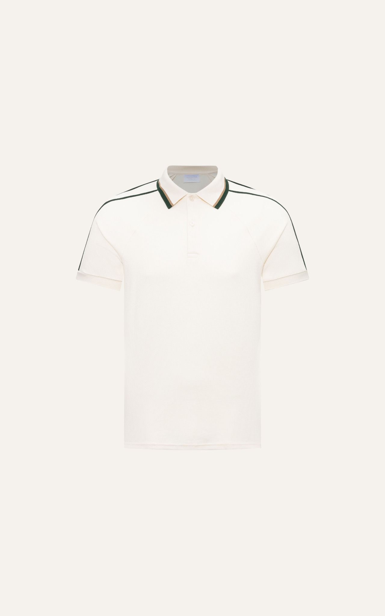  AG869 PREMIUM SLIMFIT POLO -  OFF WHITE 