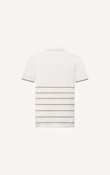  AG716 PREMIUM REGULAR FIT POLO - OFF WHITE 