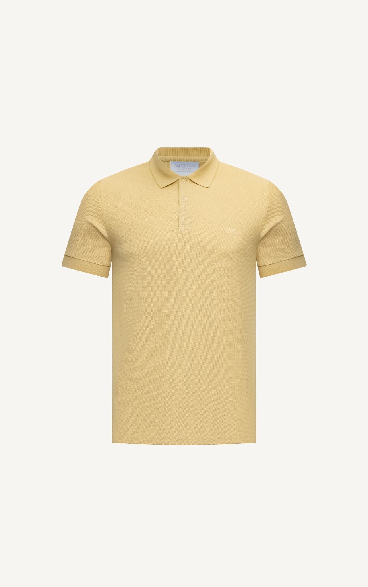 AG02 SIGNATURE SLIMFIT POLO - MELLOW YELLOW