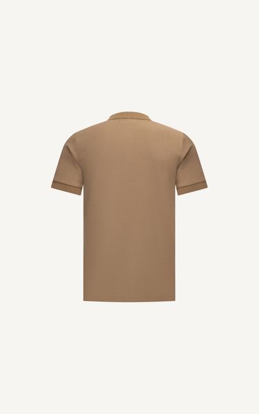  AG02 SIGNATURE SLIMFIT POLO - BROWN 