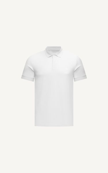  AG02 SIGNATURE SLIMFIT POLO - WHITE