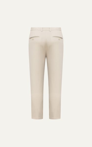  AG509 ELASTIC WAIST TROUSERS IN BEIGE 