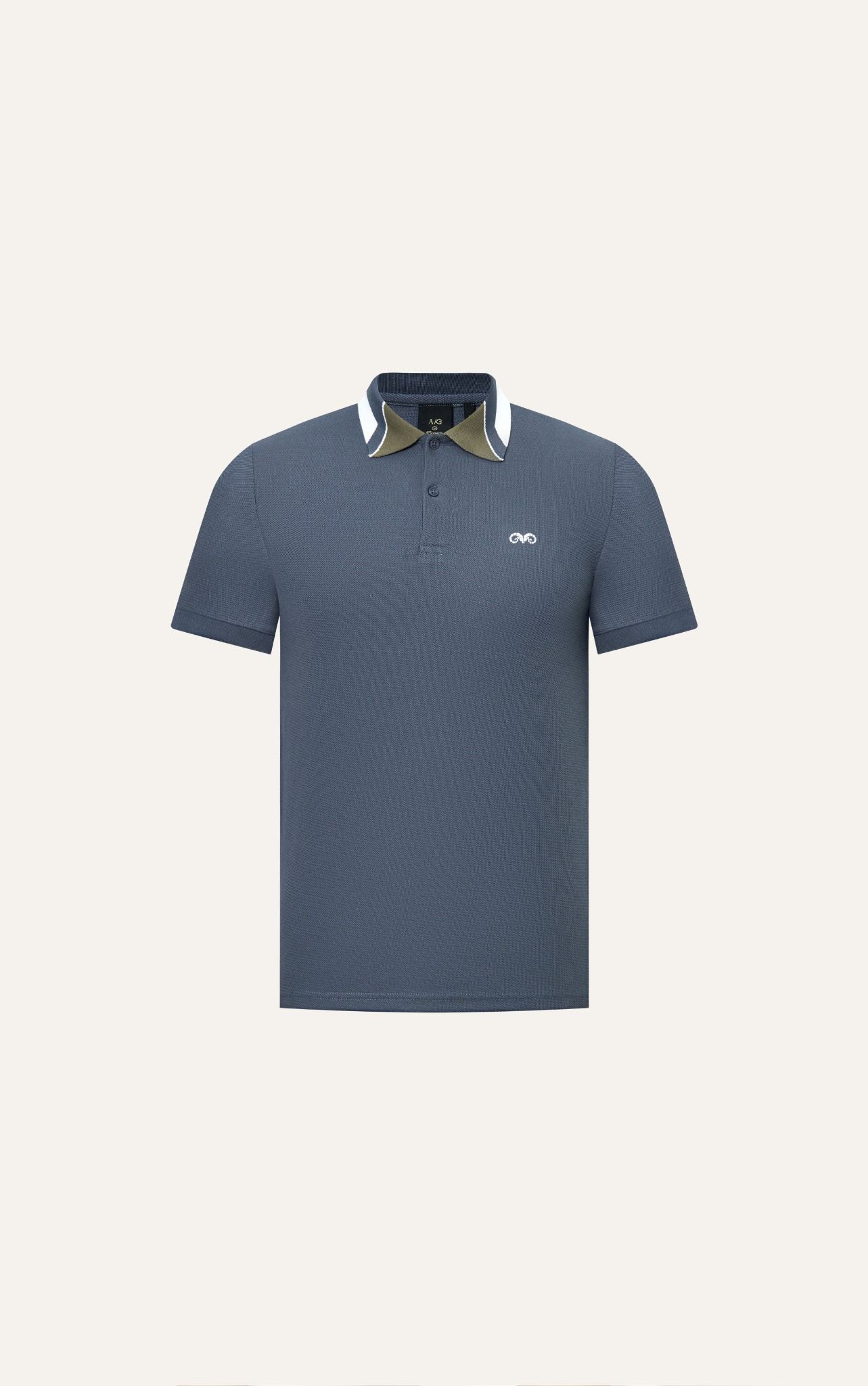 AG95 PREMIUM SLIMFIT POLO - DARK GREY