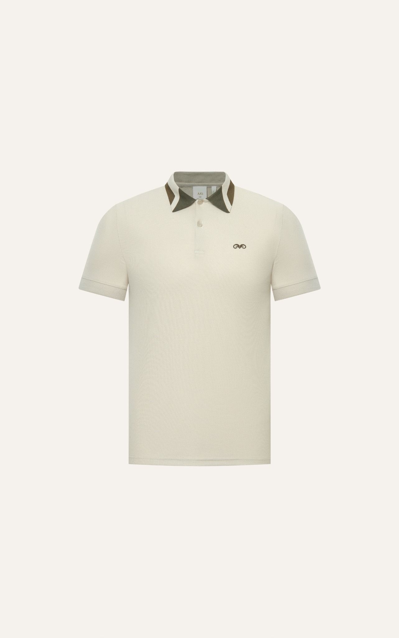 AG95 PREMIUM SLIMFIT POLO - BEIGE