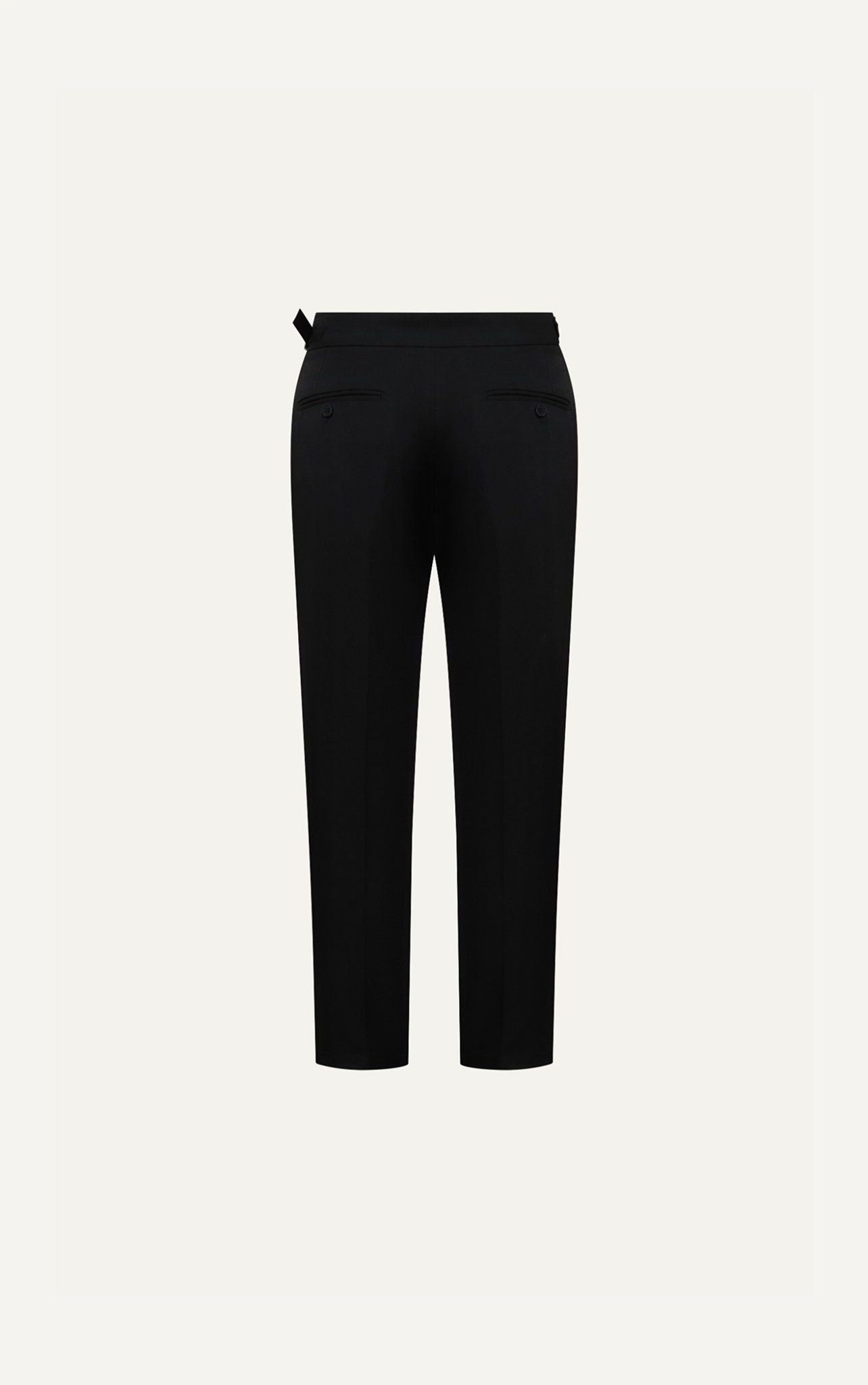 AG551 PREMIUM SLIMFIT SIDETAB TROUSERS - BLACK