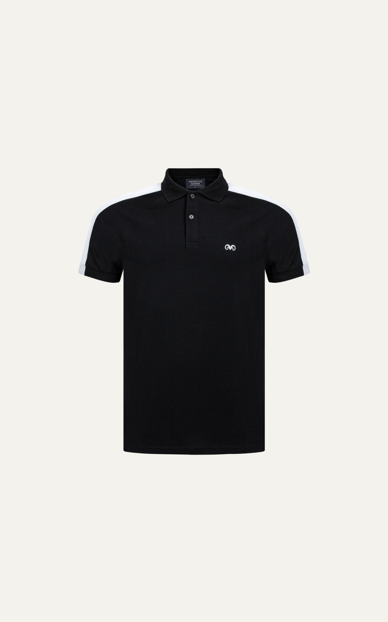  AG76 PREMIUM SLIMFIT POLO - BLACK 