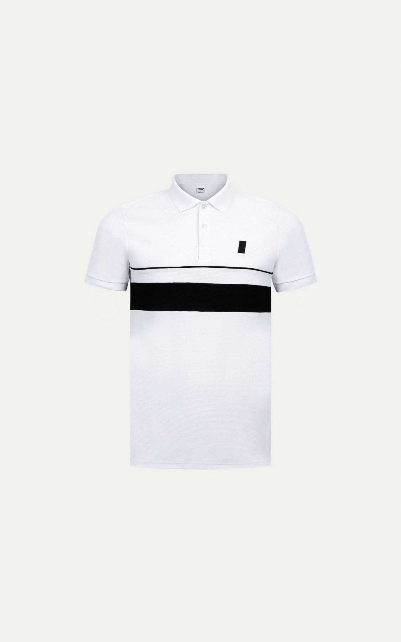 T64 FACTORY SLIMFIT STRIPED POLO - WHITE