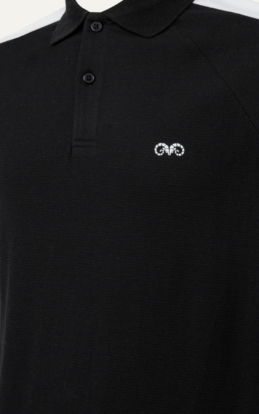  AG76 PREMIUM SLIMFIT POLO - BLACK 