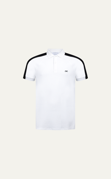  AG76 PREMIUM SLIMFIT POLO - WHITE