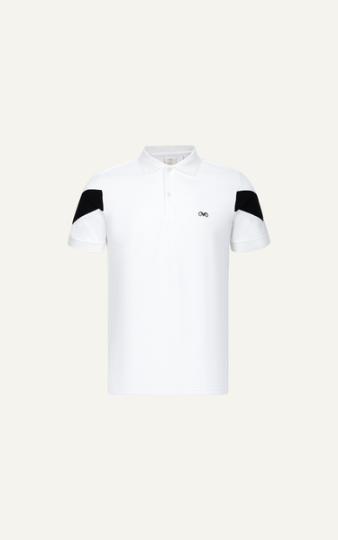  AG77 PREMIUM SLIMFIT POLO - WHITE