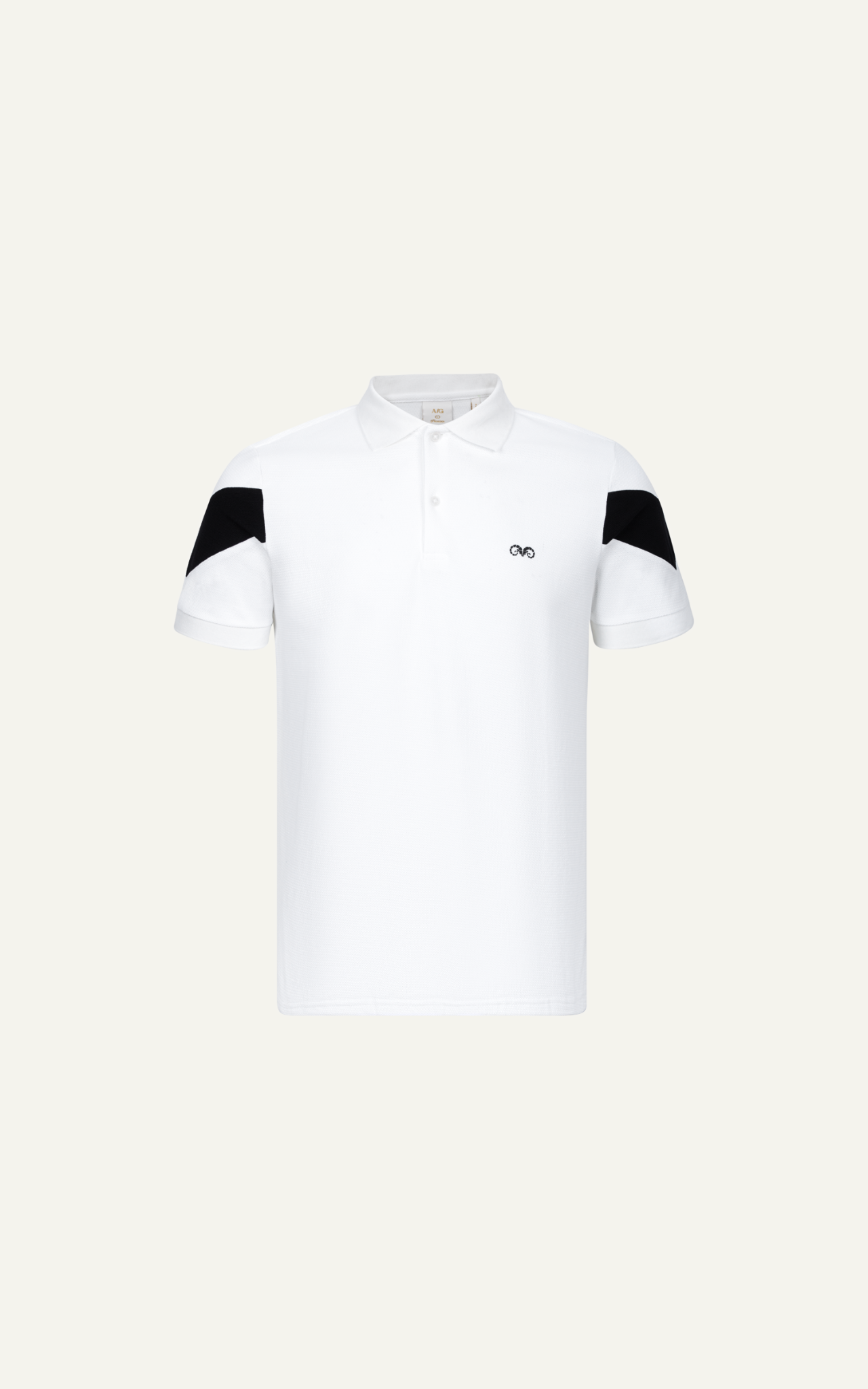  AG77 PREMIUM SLIMFIT POLO - WHITE 