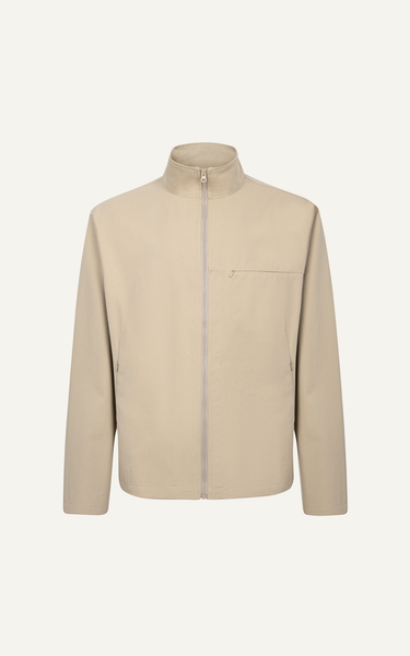  AG01 NEW KHAKI JACKET LOOSE FIT IN BROWN