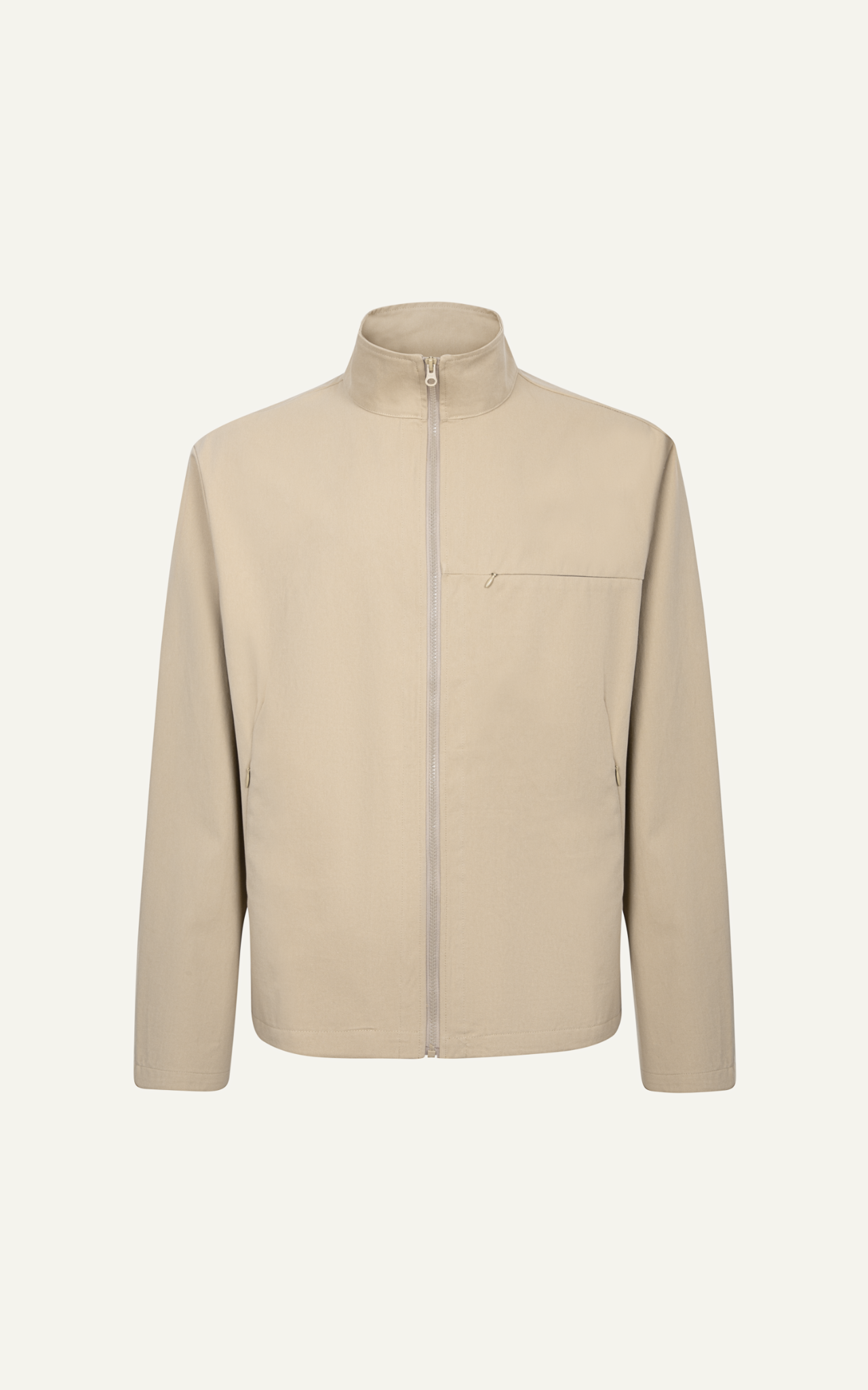 AG01 STUDIO LOOSE FIT KHAKI JACKET - BROWN