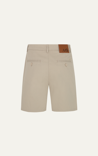  AG514 NEW PLEATED CHINO SHORTS IN BEIGE 