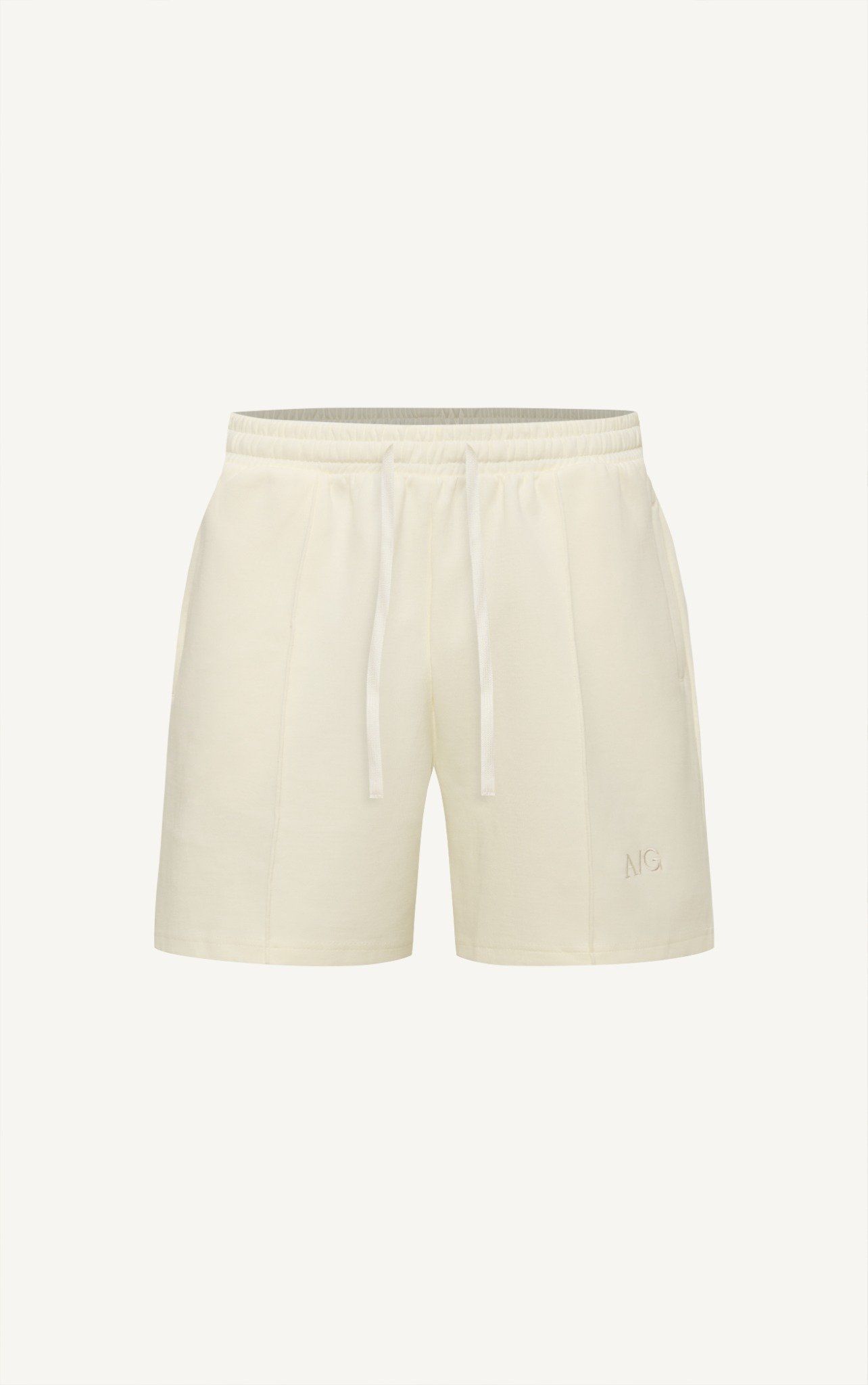 AG07 STUDIO LOOSE FIT BASIC SHORT - LIGHT OFF WHITE