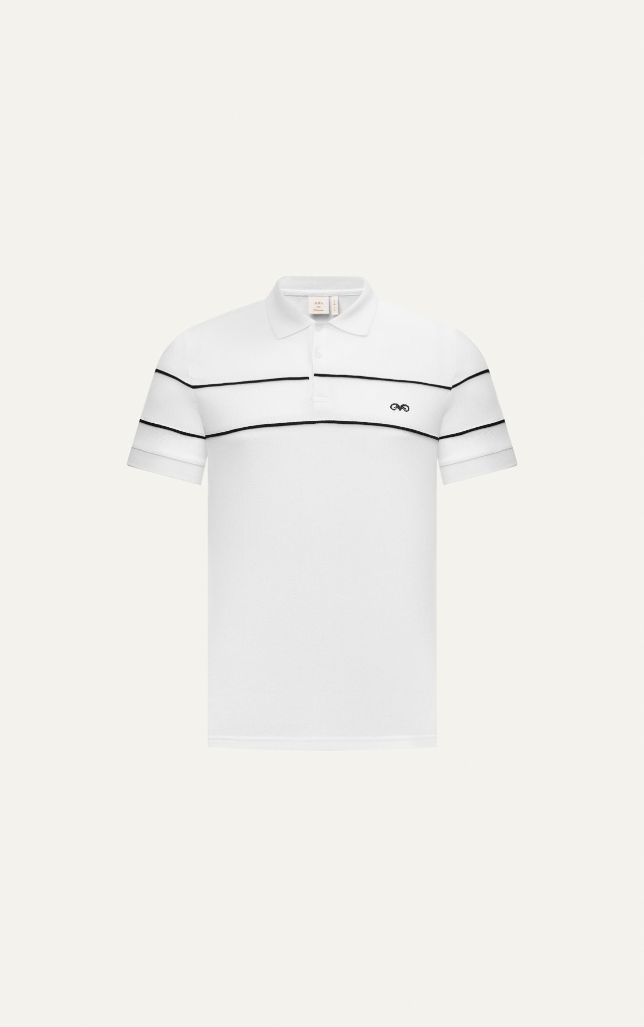 AG87 PREMIUM SLIMFIT POLO - WHITE