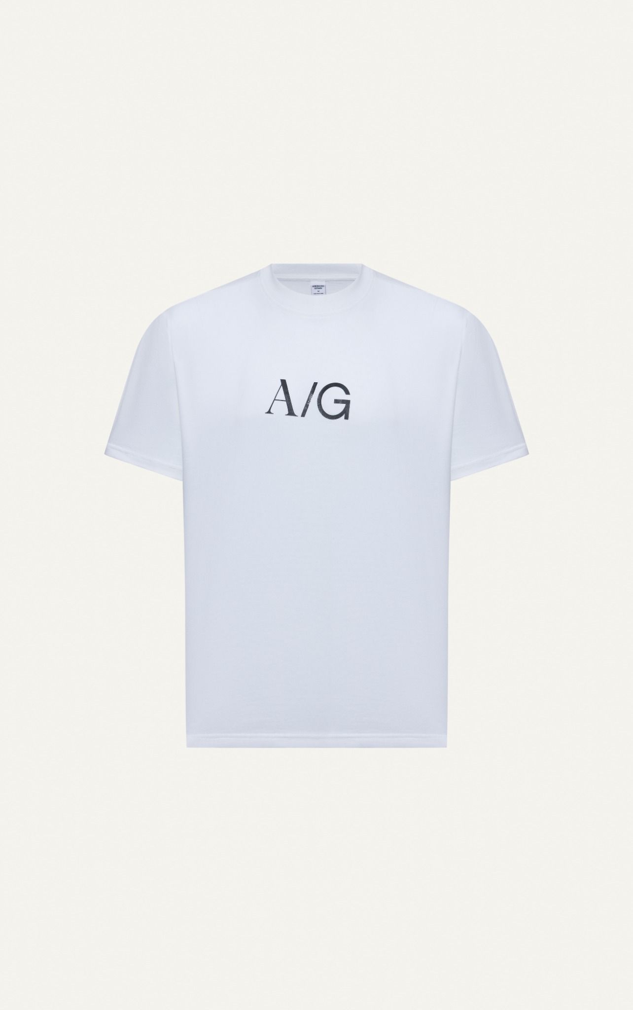 T738 FACTORY LOOSE FIT BIG LOGO T-SHIRT - WHITE
