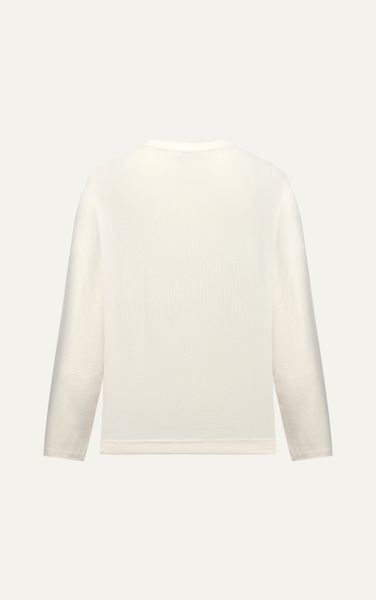  AG05 STUDIO LOOSE FIT LONG SLEEVED T-SHIRT - OFF WHITE 