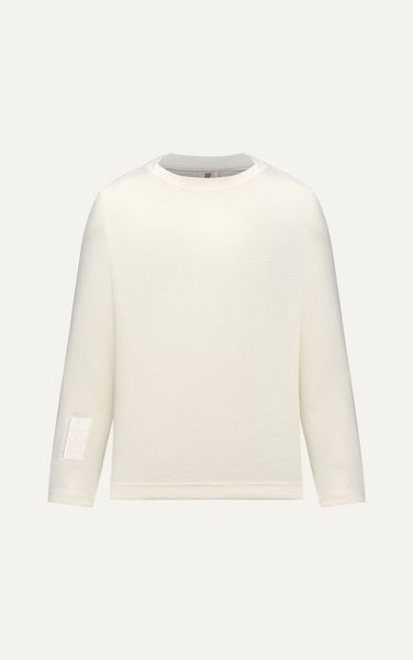  AG05 STUDIO LOOSE FIT LONG SLEEVED T-SHIRT - OFF WHITE