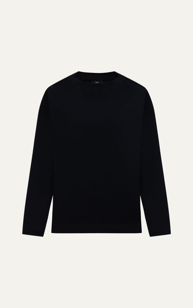  AG05 STUDIO LOOSE FIT LONG SLEEVED T-SHIRT - BLACK