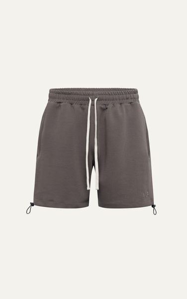  AG10 STUDIO LOOSE FIT BASIC SHORT - BROWN