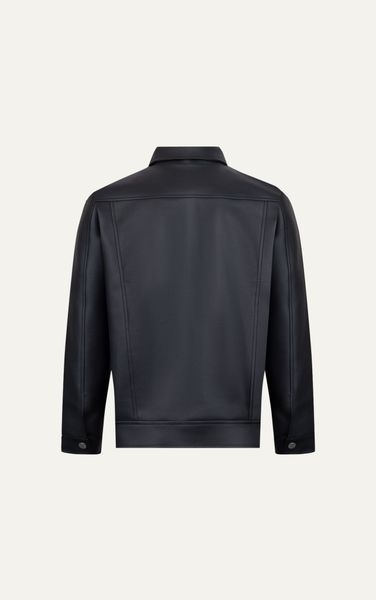  AG09 JACKET LEATHER IN BLACK 