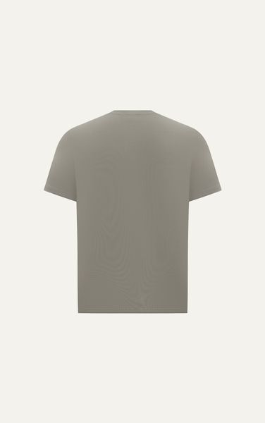  AGTL02 STUDIO REGULAR FIT BASIC T-SHIRT - OLIVE 