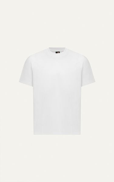  AGTL02 STUDIO REGULAR FIT BASIC T-SHIRT - WHITE