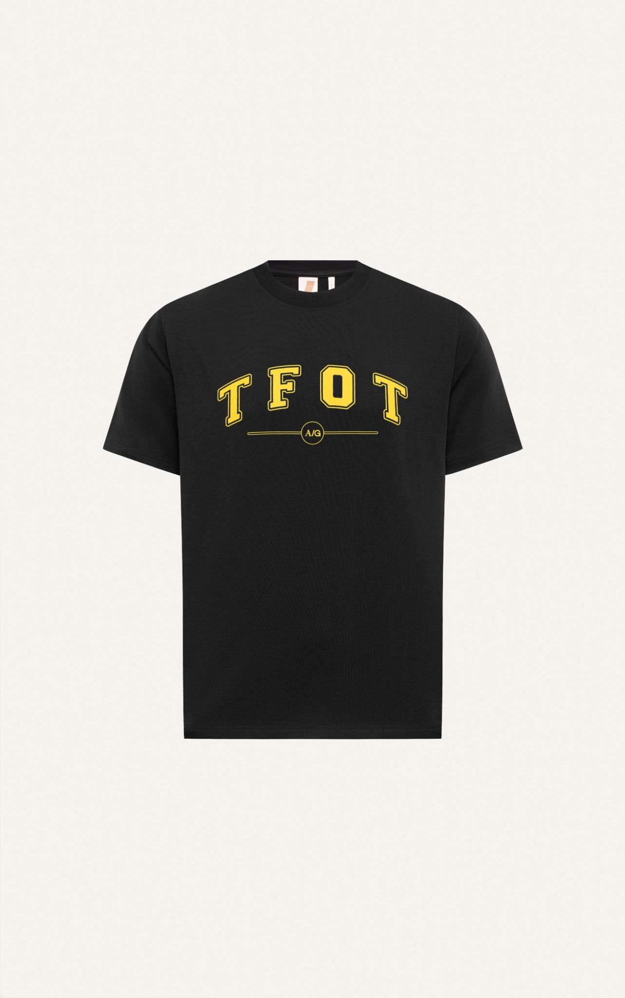 AG06 STUDIO LOOSE FIT PRINTED TFOT T-SHIRT - BLACK