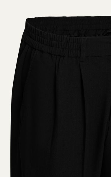  AG017 STUDIO LOOSE FIT RELAX TROUSERS - BLACK 