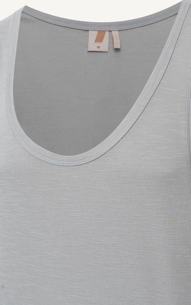  AG081 STUDIO LOOSE FIT NEW BASIC TANK TOP - GREY 