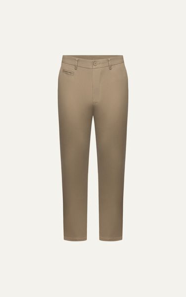  AGF1 FACTORY SLIMFIT NEW KHAKI TROUSERS - BROWN