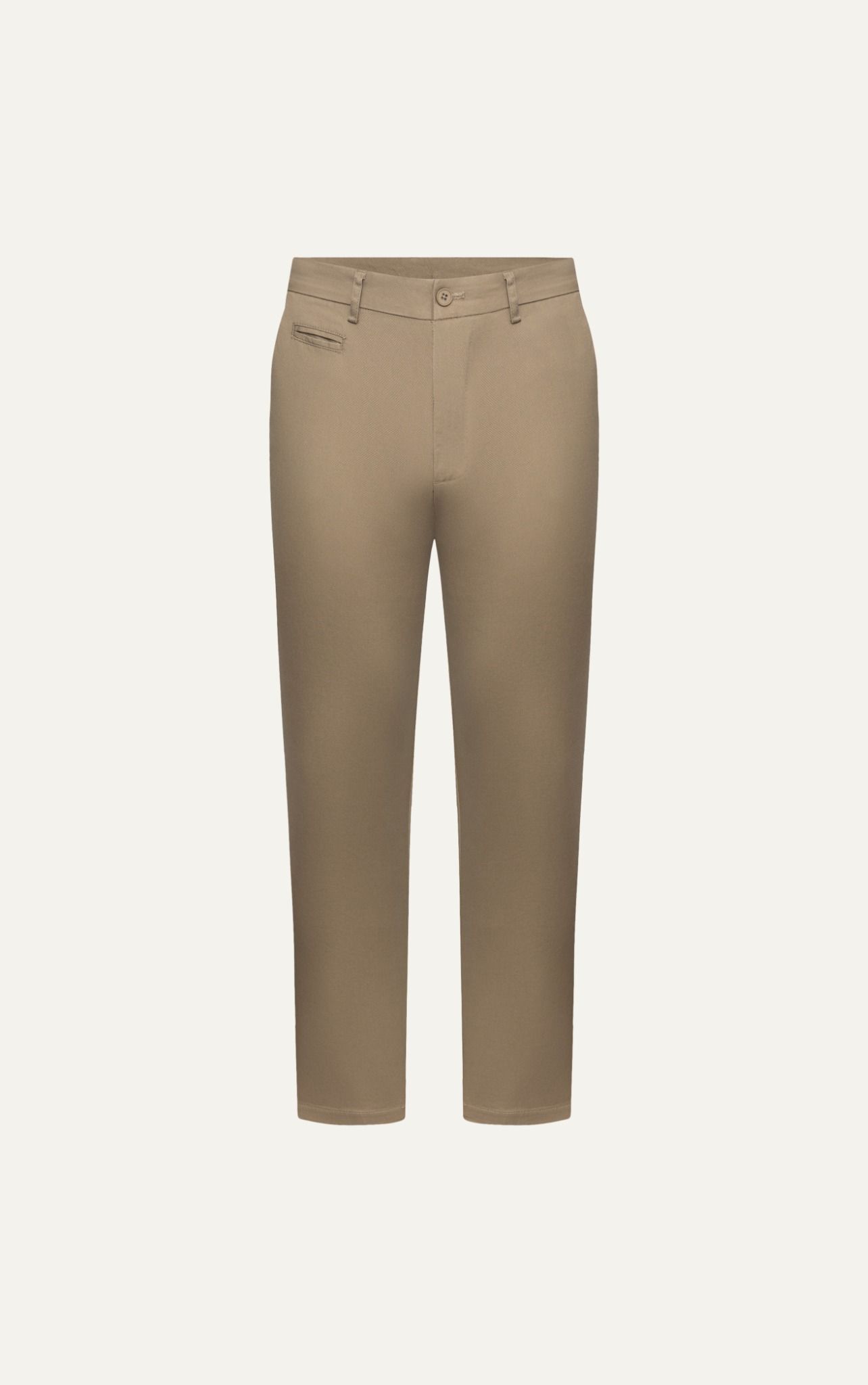  AGF1 FACTORY SLIMFIT NEW KHAKI TROUSERS - BROWN 