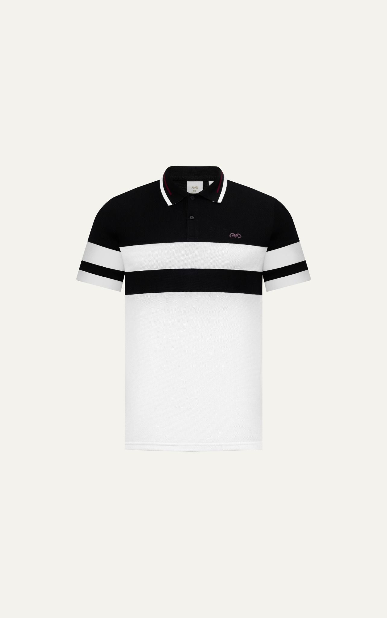 AG91 PREMIUM SLIMFIT POLO - BLACK