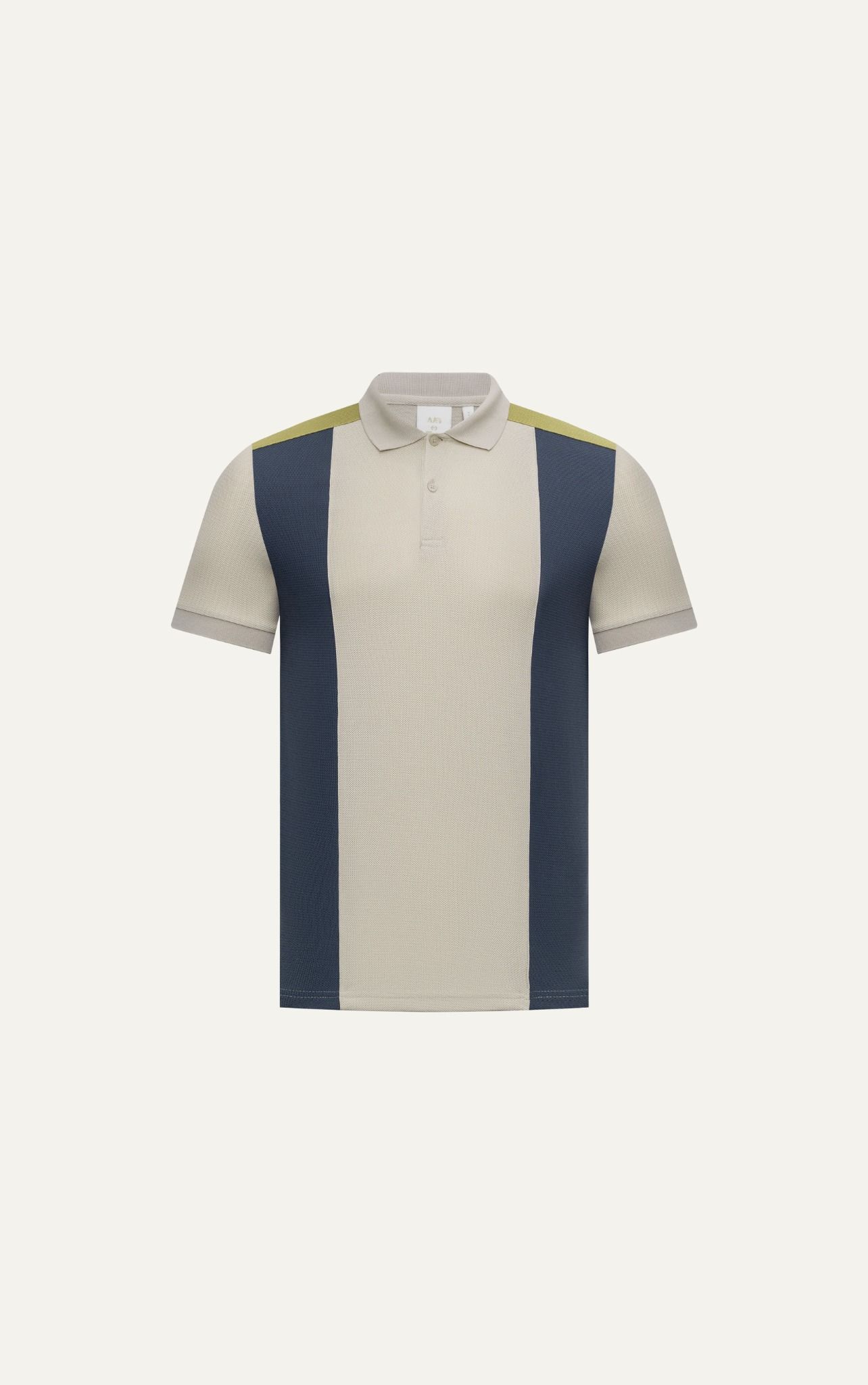AG88 PREMIUM SLIMFIT STRIPED POLO - DARK BLUE