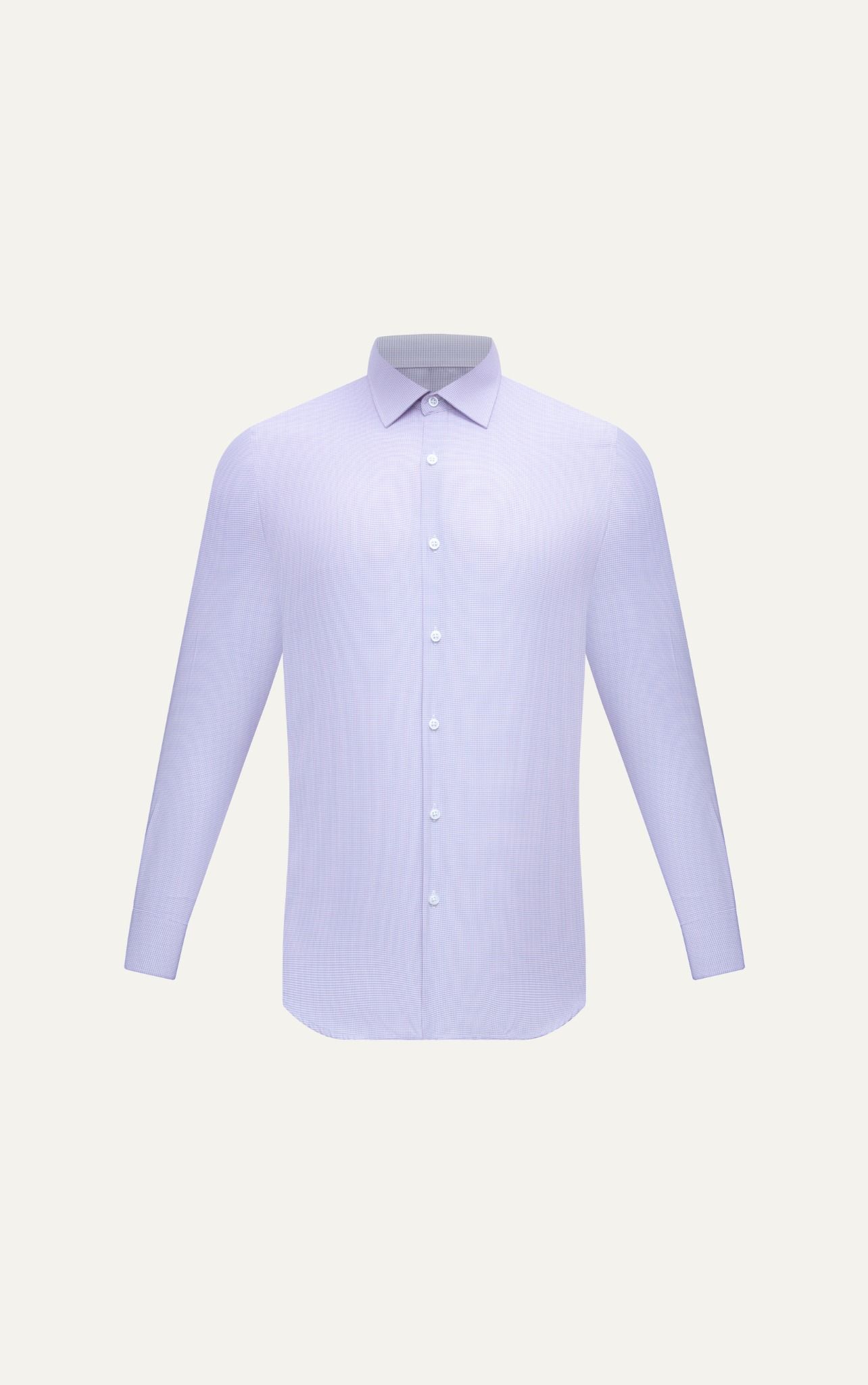 AG3P2 PREMIUM SLIMFIT TEXTURE SHIRT - PURPLE