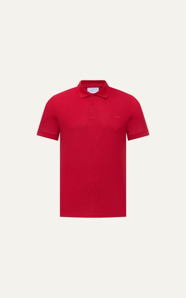  AG02 SIGNATURE SLIMFIT POLO -  RED