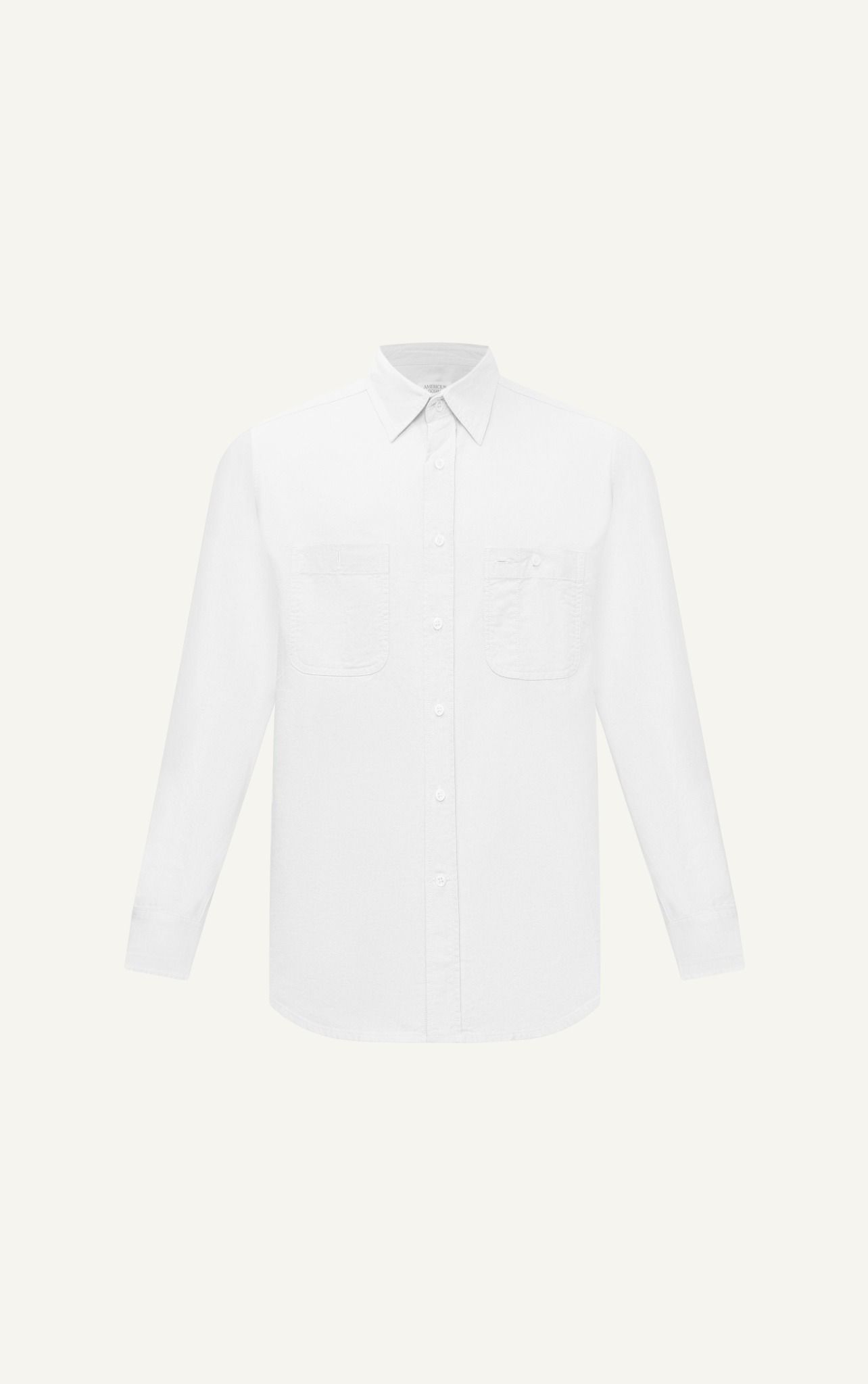 AG016 PREMIUM REGULAR FIT NEW OXFORD SHIRT WITH POCKETS - WHITE 