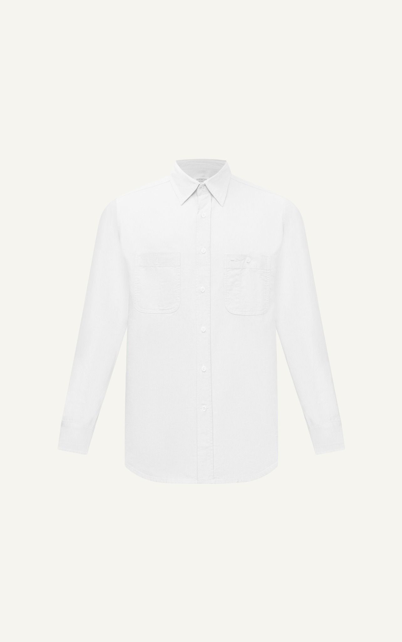 AG016 PREMIUM REGULAR FIT OXFORD SHIRT WITH POCKETS - WHITE