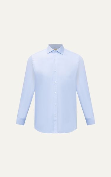  AG01 PREMIUM SLIMFIT TEXTURE SHIRT - LIGHT BLUE