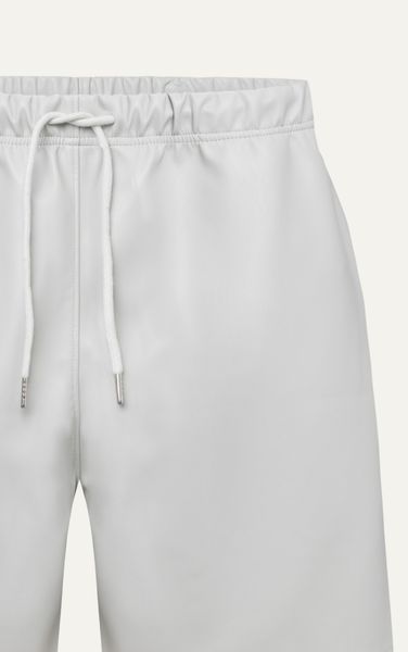  TA13 BASIC LEATHER SHORT IN LIGHT GREY 